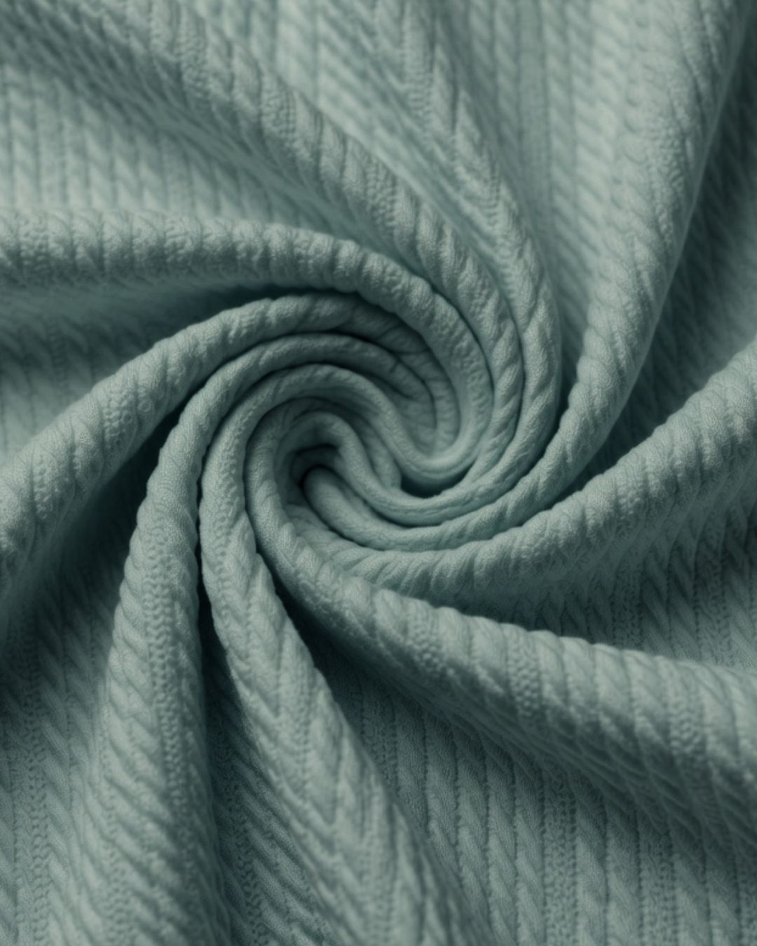 Rollo de Tela Tejida Cableada - 98% Poliéster 2% Spandex | Ancho 155 cm