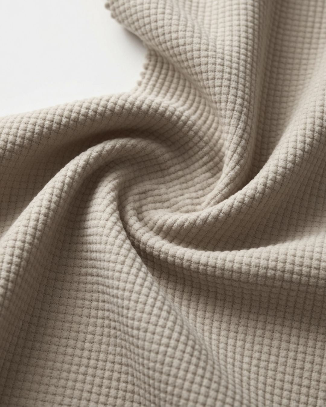 Rollo de Galleta Texturizada - 100% Poliéster | Ancho 150 cm