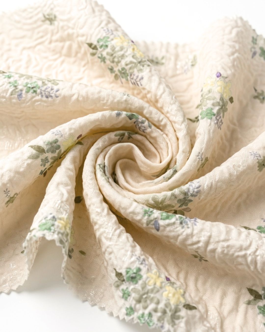 Gasa Fantasía Rosa Floral 100% Poliéster | Ancho 135 cm | 135 g/m² | F-1360