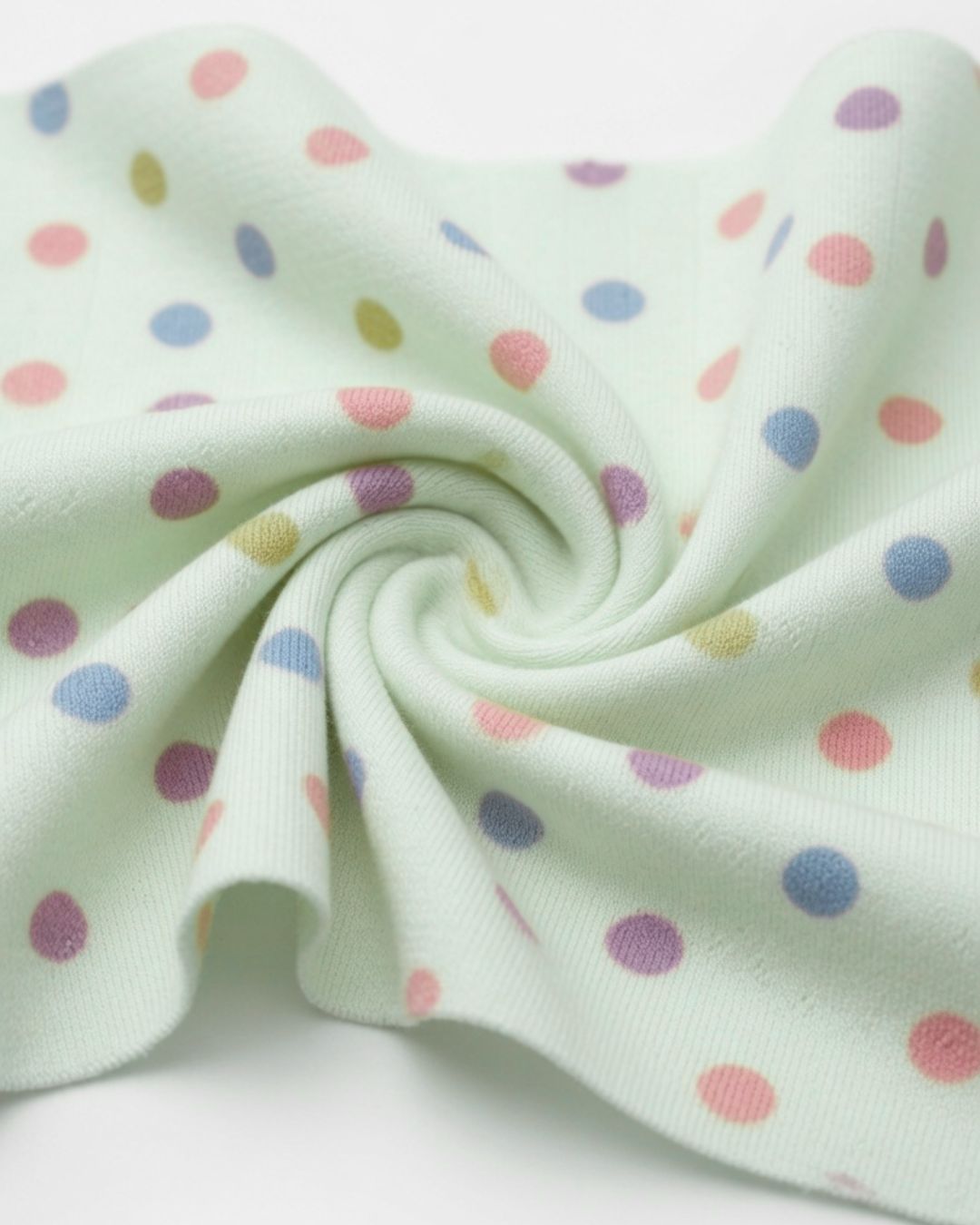 Rollo Punto Lunares Multicolor 60% Poli 30% Algodón 15% Span | 155 cm | 50 mts