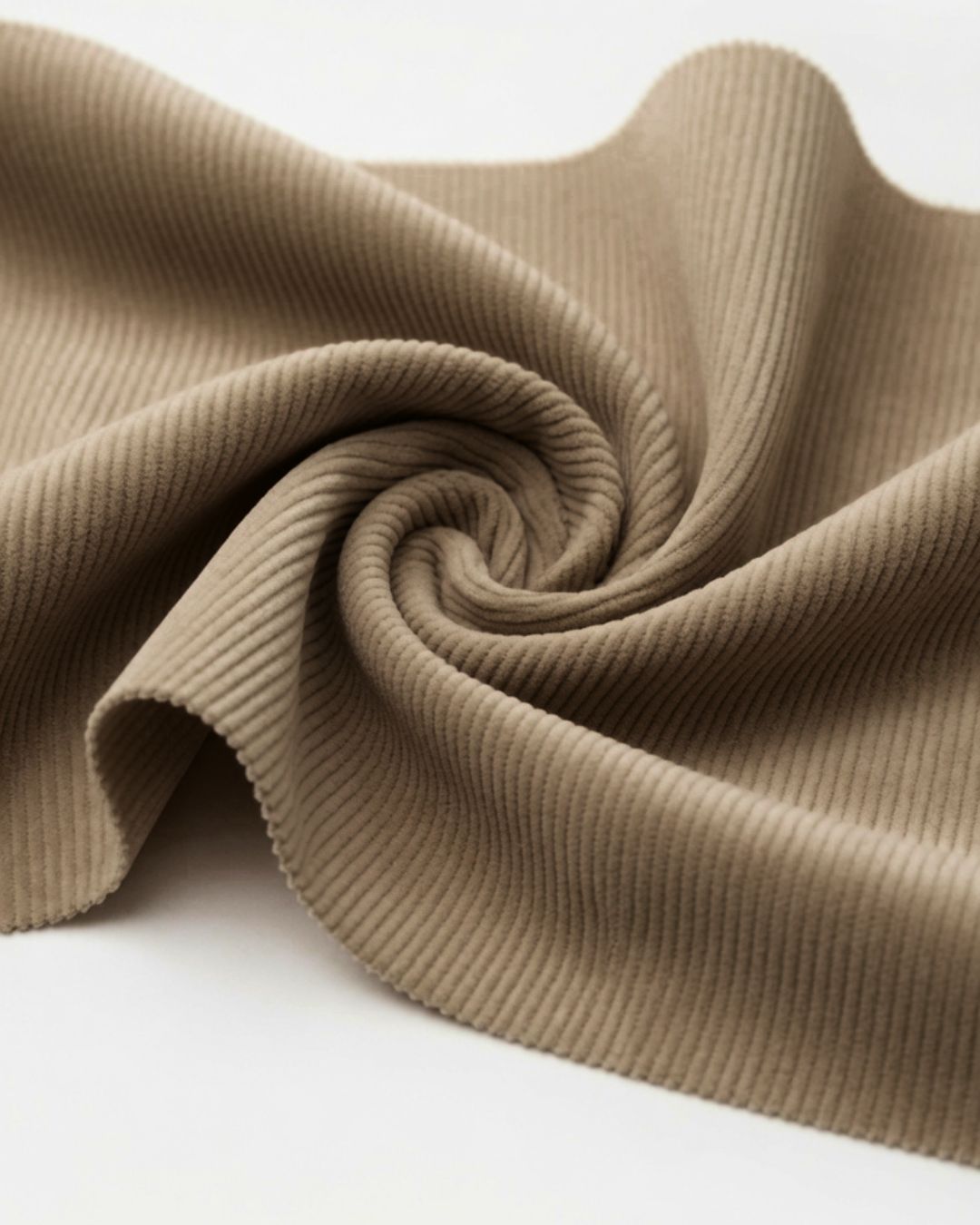 Rollo Corduroy Beige 100% Poliéster | 155 cm | 50 mts | REF 8208