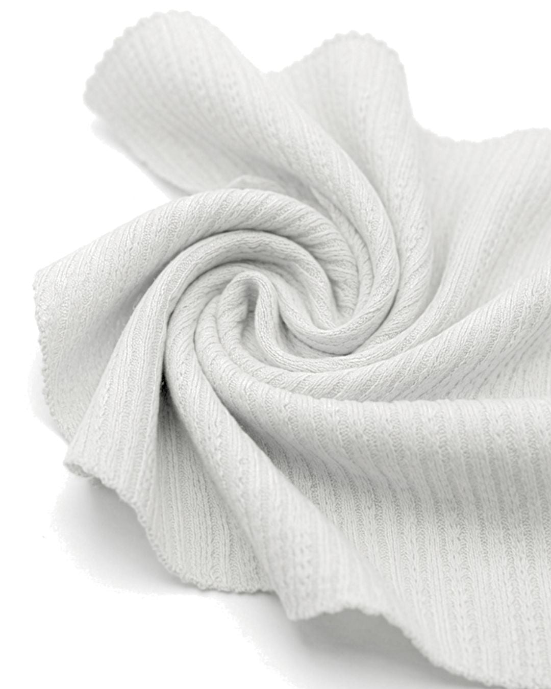 Rollo Punto Texturizado Blanco 65% Poliéster 35% Algodón | 155 cm | 50 mts | REF 3855-B2506