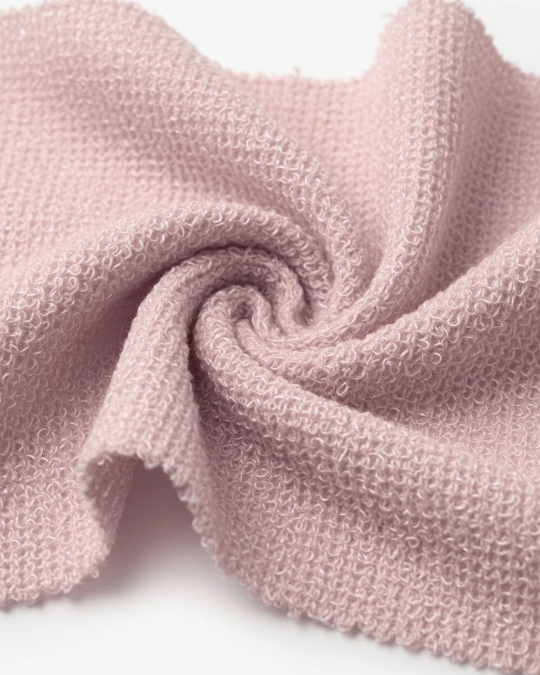 Rollo Tejido de Punto Peach Texturizado 77% Poli 23% Algodón | 150 cm | 180g | 50 mts
