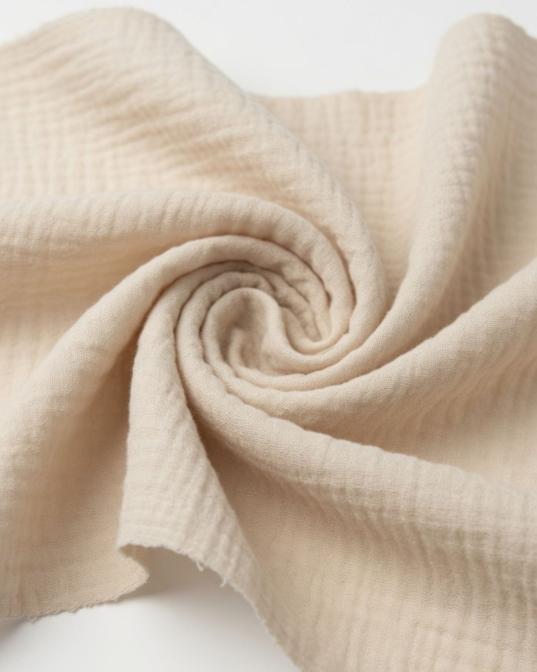 Rollo Gasa Beige 100% Algodón | 135 cm | 50 mts | REF 1-4616